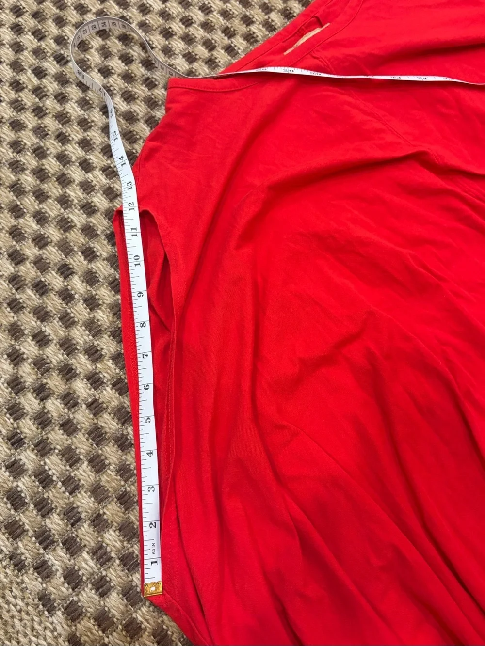 FREE PEOPLE FREEST CHERRY RED SLEEVELESS 100% Cotton TUNIC NWOT Sz XS Oversized